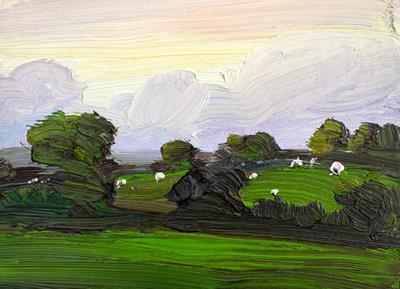 Evening Light, June by Robert Newton