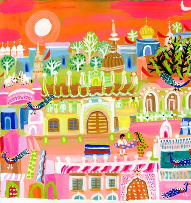 Mukundgarh: Rose Evening In Mukundgarh by Christopher Corr