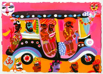 Mukundgarh: The Sadhus' Auto-rickshaw by Christopher Corr