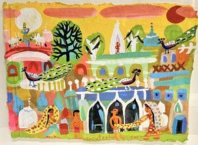Mukundgarh: Folding The Yellow & Red Cloth by Christopher Corr