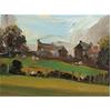 Two Houses, Morning Light by Robert Newton